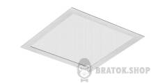 Светильник светодиодный Fuzo LED 17 W 4000K MPRM 240 mmx240 mm 1880lm Grey