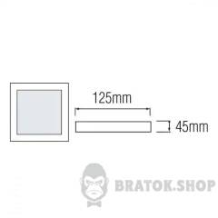 Светильник накладной 18W 4200K квадрат Horoz Electric CARLA/SQ-18
