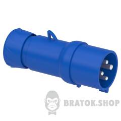 КАБ.ВИЛКА PRATIKA, КОНЕКТОР 32A IP44