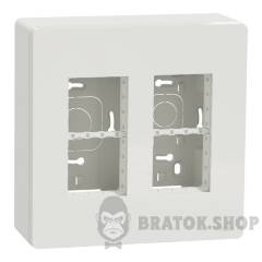 Блок unica system+ відкрита вставка 2х2 білий
