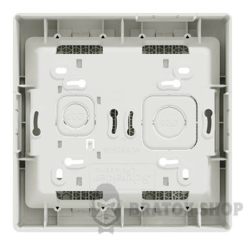 Блок unica system+ відкрита вставка 2х2 білий NU122418