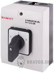 Пакетный переключатель в корпусе e.industrial.sb.0-1-2.3.20, 3р, 20А (0-1-2)