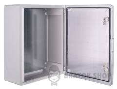 Корпус з ABS-пластику e.plbox.pro.p.50.40.18.tr з прозорими дверцятами 500x400x180мм ІР65