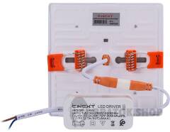 Светильник светодиодный встроенный e.LED.stand.MP.Square.R.18.4500 квадрат 18Вт 4500К 1620Лм