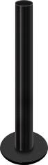 Опора стальная e.street.bollard.st.600.black, высота 600мм, диаметр 60мм, черная