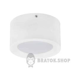 Светильник точечный накладной 5W 4200K цилиндр белый Horoz Electric SANDRA-5 L