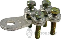 Наконечник кабельний e.end.stand.clamp.150.185 на гвинтах