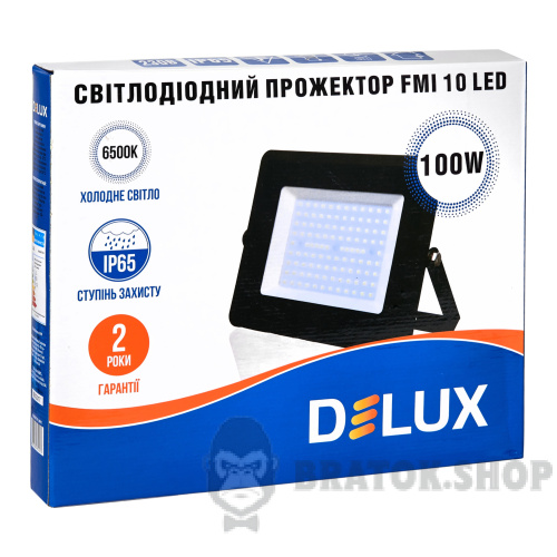 Прожектор світлодіодний LED 100 Вт 6500K IP65 DELUX FMI 10