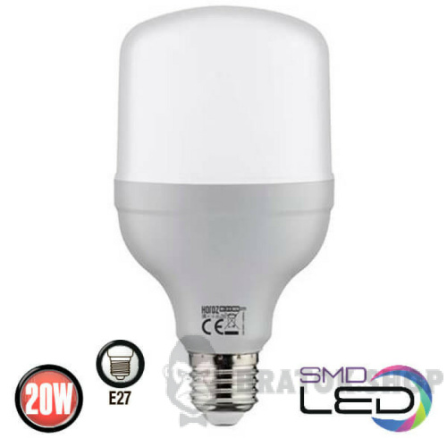 Светодиодная лампа E27 20W 6400K Horoz Electric TORCH-20 001-016-0020-012