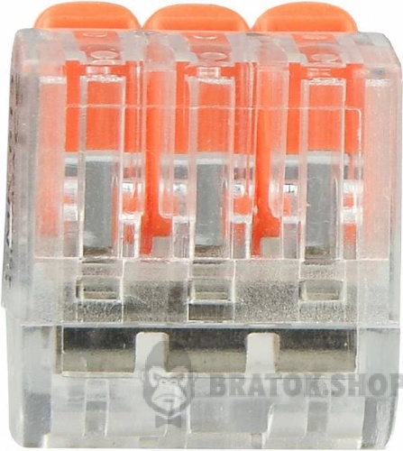 Клемма самозажимная 32A АСКО-Укрем CMK-613 A0130010077 прозрачный в Сумах