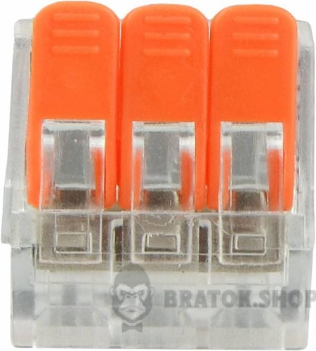 Клемма самозажимная 32A АСКО-Укрем CMK-613 A0130010077 прозрачный в Сумах