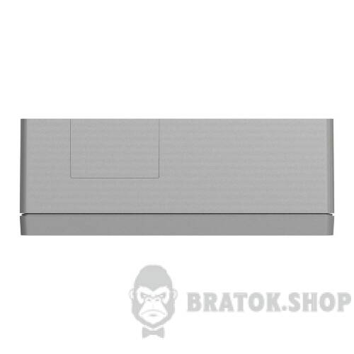 Блок unica system+ відкрита вставка 2х2 алюміній NU122430