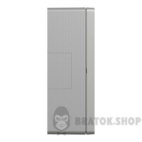 Блок unica system+ відкрита вставка 2х2 алюміній NU122430