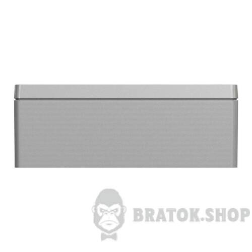 Блок unica system+ відкрита вставка 2х2 алюміній NU122430