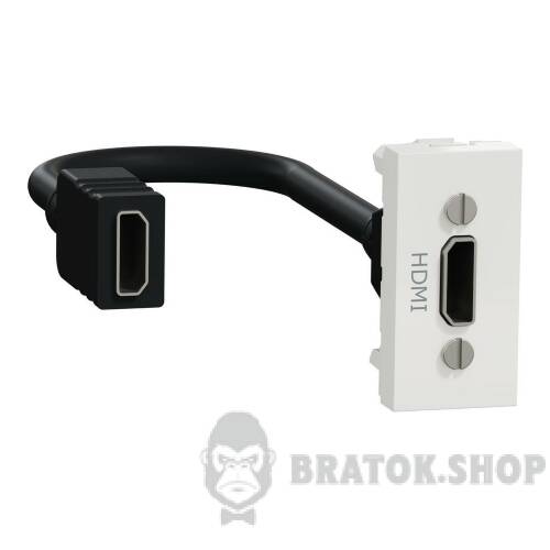 Розетка HDMI, 1 модуль білий NU343018 в Киеве