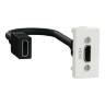 Розетка HDMI, 1 модуль білий NU343018 в Киеве