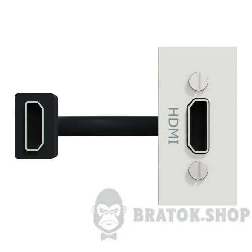 Розетка HDMI, 1 модуль білий NU343018 в Киеве