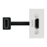 Розетка HDMI, 1 модуль білий NU343018 в Киеве