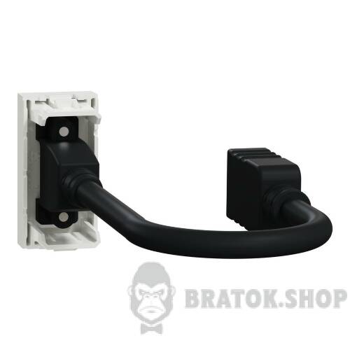 Розетка HDMI, 1 модуль білий NU343018 в Киеве