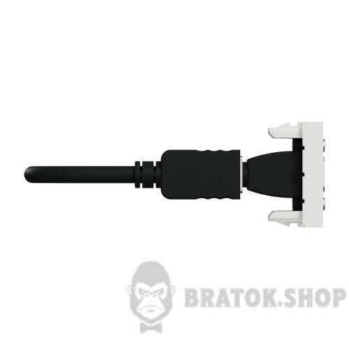 Розетка HDMI, 1 модуль білий NU343018 в Киеве