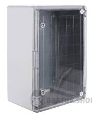 Корпус з ABS-пластику e.plbox.pro.p.60.40.20.tr з прозорими дверцятами 600x400x200мм ІР65