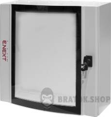 Корпус металлический e.mbox.industrial.p.105.60.20.gl IP55 с монтажной панелью (1050*600*200), со стеклом