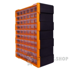 Органайзер пластиковий, e.toolbox.pro.22, 24" 60-секційний 381х157х475мм