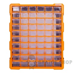 Органайзер пластиковий, e.toolbox.pro.22, 24" 60-секційний 381х157х475мм