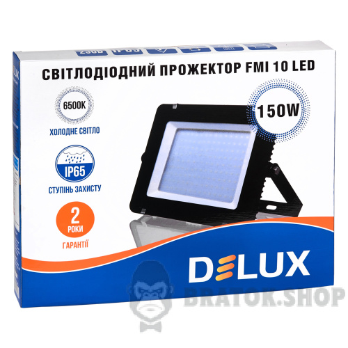 Прожектор світлодіодний LED 150 Вт 6500K IP65 DELUX FMI 10
