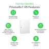 Распределительный щит навесной, 4 ряда, 24 модуля, белая дверь, PrismaSeT XS LVSXQ424 в Сумах