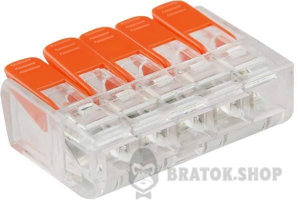 Клема самозатискна АСКО-Укрем CMK-615 A0130010078 прозорий у Сумах