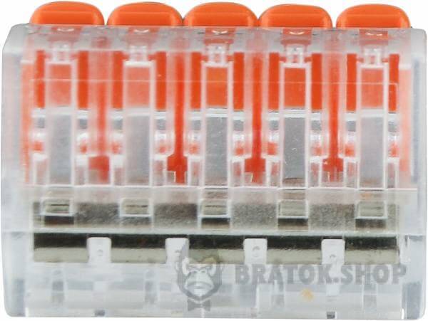 Клема самозатискна АСКО-Укрем CMK-615 A0130010078 прозорий у Сумах