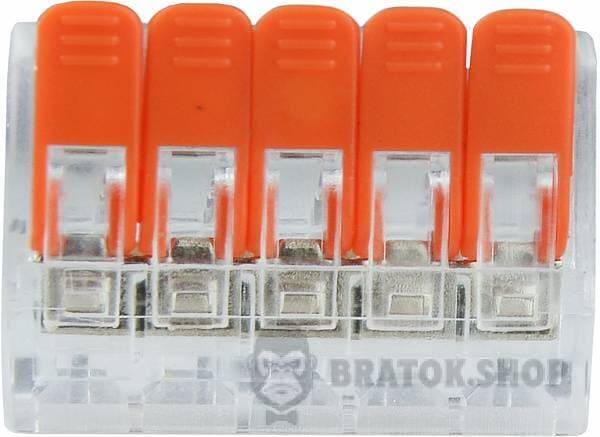 Клема самозатискна АСКО-Укрем CMK-615 A0130010078 прозорий у Сумах
