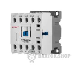 Контактор e.industrial.ukc.12m.220.NC, 12A, 220В, 1nc