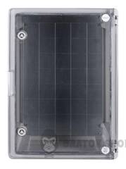 Корпус з ABS-пластику e.plbox.pro.p.50.35.22.tr з прозорими дверцятами 500x350x220мм ІР65