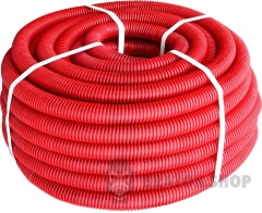 Труба гофрована важка (750Н) e.g.tube.pro.19.25 (50м).red,червона