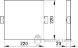 Светильник светодиодный встроенный e.LED.stand.MP.Square.R.36.4500 квадрат 36Вт 4500К 3240Лм l0861011 в Киеве