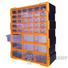 Органайзер пластиковий, e.toolbox.pro.21, 24" 39-секційний 381х157х475мм