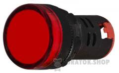 Сигнальна арматура AD22-22DS червона 12V АC/DC