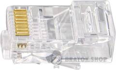 Коннектор RJ-45 UTP (Сат.5e,8P8C)