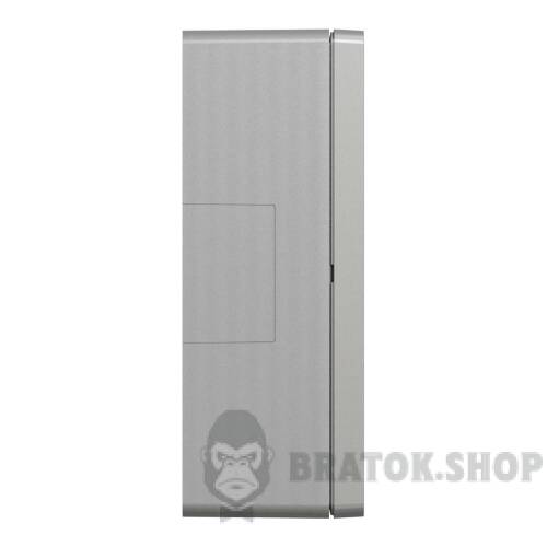 Блок unica system+ відкрита вставка 4х2 алюміній NU124430