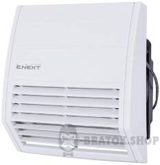 Решітка з фільтром e.climat.fanfilter.pro.125 та вентилятором 125х125мм, IP55