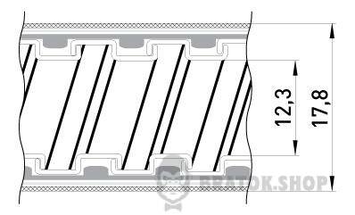 Металорукав e.met.sleeve.stand.proof.braid.12 ізольований, в металевій оплітці (50м) s050001 у Сумах