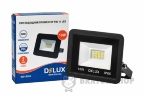 Прожектор светодиодный LED 10 Вт 6500K IP65 DELUX FMI 11 черный в Сумах
