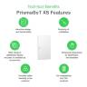 Распределительный щит навесной, 6 рядов, 24 модуля, белая дверь, PrismaSeT XS LVSXQ624 в Сумах