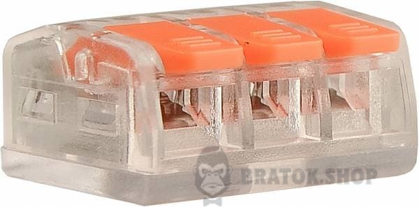 Клемма самозажимная 32A АСКО-Укрем CMK-633 A0130010132 прозрачный в Сумах