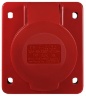 Розетка-гнездо силовая врезная ГВ 32А/4 400V 3Р+РЭ (424) АСКО-Укрем A0080030005 красный