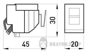 Розчіплювач мінімальної напруги e.industrial.ukm.60.QY.380, 380В i0040001 у Києві