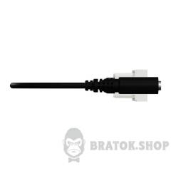 Розетка Minijack 1 модуль білий
