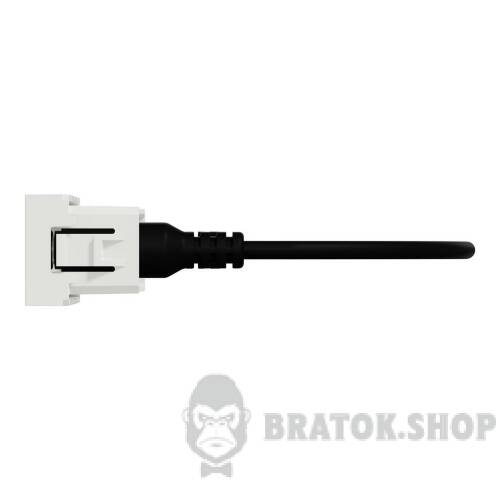 Розетка Minijack 1 модуль білий NU343318 в Киеве